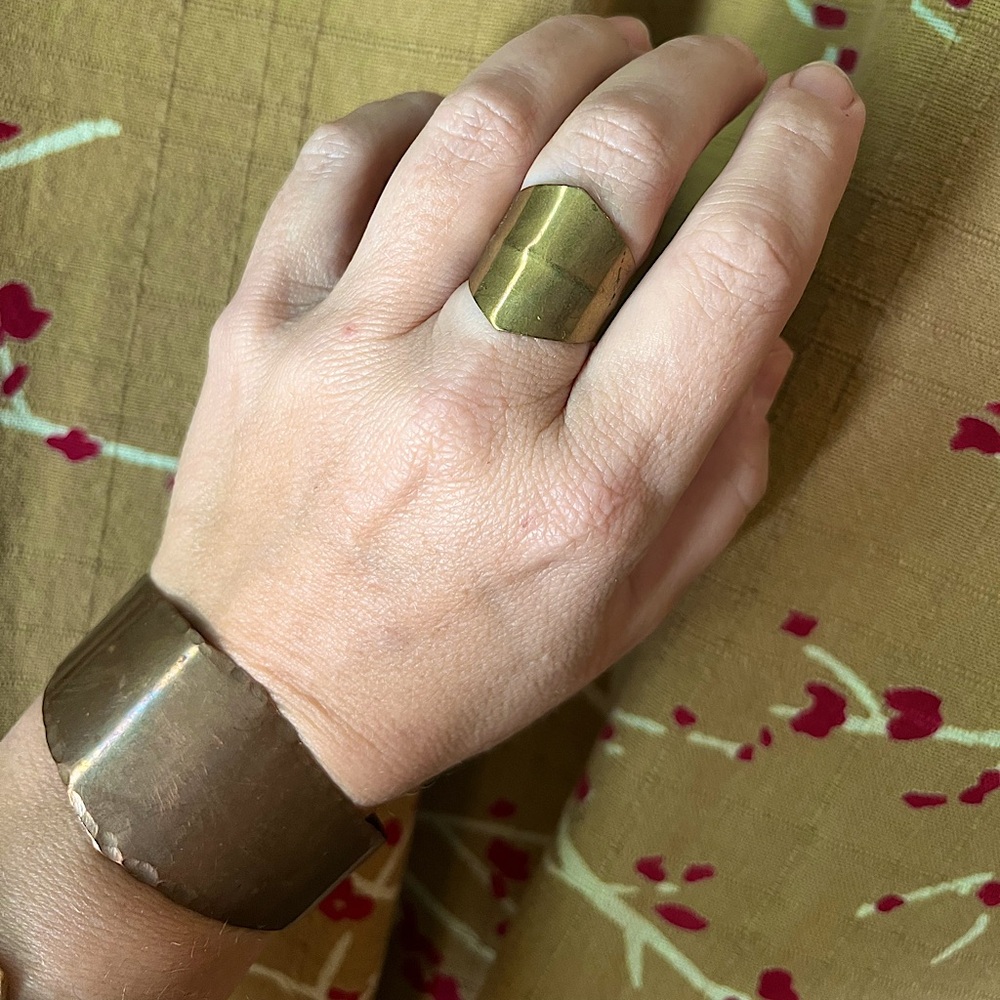 copper and brass set